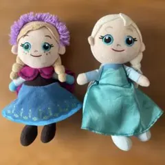 アナと雪の女王アナ・エルサぬいぐるみ　T-ARTS ２点