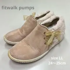 fitwalk pumps インヒールムートンスニーカー　LL 24〜25cm