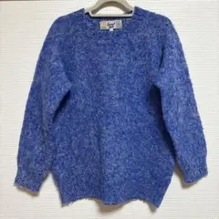 Laurence J Smith モヘア混 ニット ブルーのサムネイル