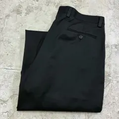 DOCKERS　2タック　チノパン　W35 L31　ブラック　古着　ワイドのサムネイル