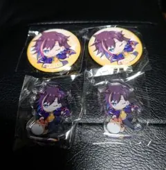 CR カプセルトイ 缶バッジ アクリルブロック きなこ