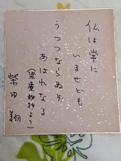 （ 芥川賞作家 ）柴田翔 直筆色紙 2026年最新】柴田_翔の人気アイテム - メルカリ