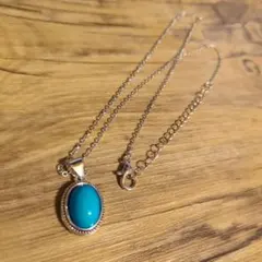 ハワイアンジュエリーターコイズ シルバー ネックレス