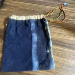 藍染巾着