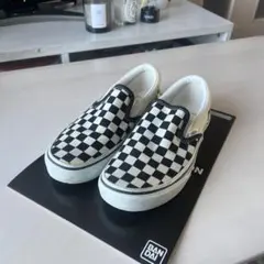 バンズ　スリッポン　vans チェッカー