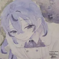 サメさん オリジナル原画イラスト 一点物のサムネイル