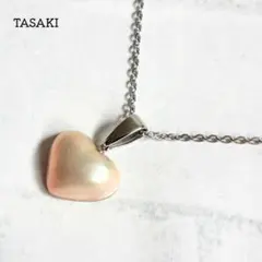 良品✨ タサキ ネックレス マベパール ホワイト ハート K18 ゴールド 