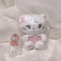 mikko characters ぬいぐるみ2 、めじるしアクセサリー ムース