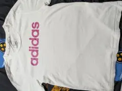 adidas ホワイト Tシャツ 半袖
