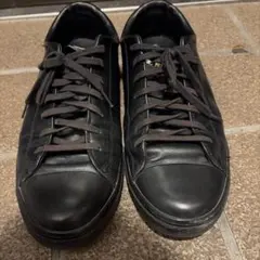 Converse ALL STAR ブラックレザー スニーカー　28cm