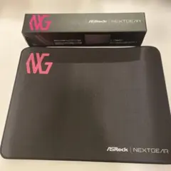 ASRock NEXTGEAR マウスパッド 黒