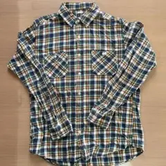 R*n様 【GU】チェック柄 ネルシャツ 綿100％ 長袖 M