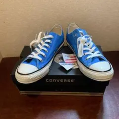 CONVERSE 青 スニーカー