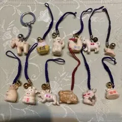 十二支　根付　キーホルダー　まとめ売り　巳年
