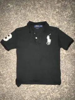 POLO Ralph Lauren ビッグポニー ポロシャツ ブラック 短丈