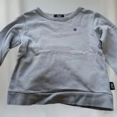 POLO キッズ スウェット くすんだ水色 裏起毛 100cmのサムネイル