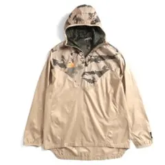 美品 adidas　エッセンシャルズ モザイク迷彩 プルオーバーパーカー