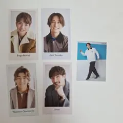 SixTONES 切り抜き 厚紙カード 4枚