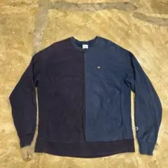 Champion リバースウィーブ スウェット Lサイズ ツートンカラー