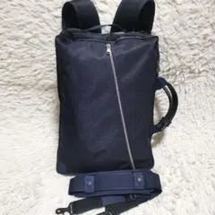 PORTER ３Way ビジネスリュック ブリーフケース 2層 濃紺 軽量