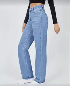 SHEIN Tall ハイウェスト ミディアム ウォッシュド ジーンズ