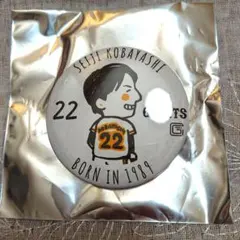 ジャイアンツ　巨人　小林誠司　缶バッジ　1989年