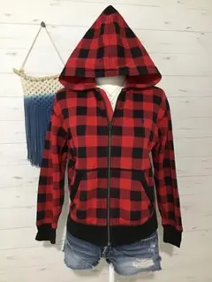 ★ポロラルフローレン★ポニー Y2K チェック パーカー