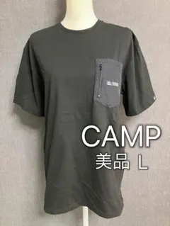 CAMP7 キャンプセブン 半袖Tシャツ　黒　ブラック　美品　 Lのサムネイル