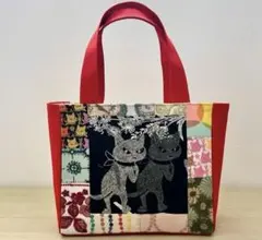 pjcクロッチくんhandmade パッチワークトートバッグ