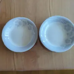 ジバンシィ　花柄の白い皿 ５枚セット カレー皿スパゲッティー皿