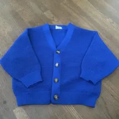 美品‼️BREEZE 青 カーディガン サイズ100