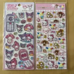 【正規品】サンリオ平成シール2枚セット★