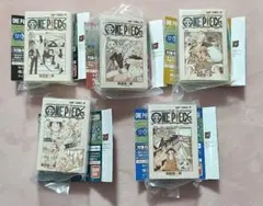 ワンピース ベースショップ 豆ガシャ本 ガチャ 全5種 フルコンプ 6-10