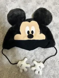 ファンキャップ ミッキーマウス 耳付き帽子 フワフワ