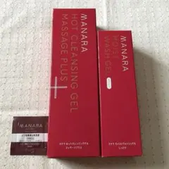 マナラホットクレンジングゲル200g モイストウォッシュゲル120mlサンプル付