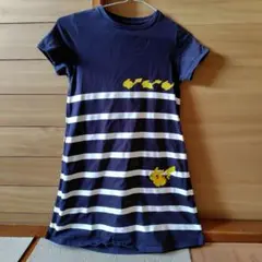 graniph ポケモン ワンピース 130　刺繍　ピカチュウ　イーブイ