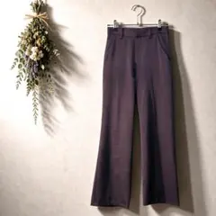 GRL センタープレスストレートパンツ XS ブラウン