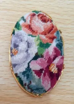 プチポワン・プチポアン☆刺繍ブローチ　ピンク薔薇 2026年最新】プチポアン ブローチの人気アイテム - メルカリ