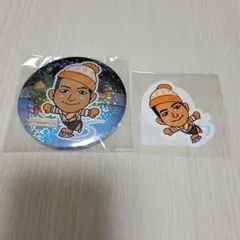 関口メンディー　2022 アイススケートver. 缶バッチ