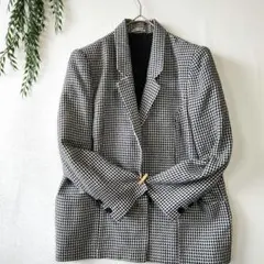 人気 レジオヌール 『M』千鳥格子 ハウンドトゥース テーラードジャケット 春先