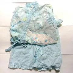 シナモロール 甚平 水色 110cm　パジャマのサムネイル