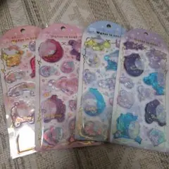 大人気❣️正規品　ウォーターインシール　サンリオ　4種セット　ウォータ
