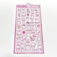 ちゅるんKawaiiシール メゾピアノ うさぎのサムネイル