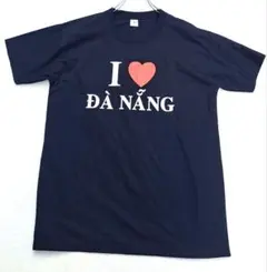 未使用品　I LOVE DA NANG 綿100%半袖Tシャツ ブラック L