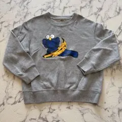 ユニクロ KAWS キッズ トレーナー グレー 120cm
