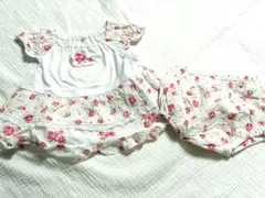 花柄セットアップ 80cm
