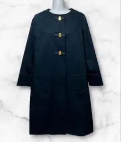 【大幅値下げ】美品♡ユニバーバルミューズ 秋冬コート Mサイズ ネイビーのサムネイル