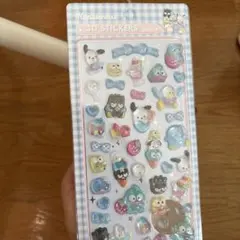 サンリオ はぴだんぶい　ボンボンドロップシール　立体シール