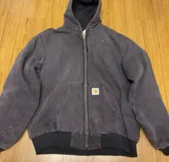 carhartt アクティブジャケット　USA製 フェード　星タグ　80s 墨黒 カーハート 黒 フェード 星タグ アクティブジャケット made in