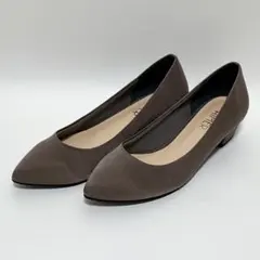 美品 AIMER スエード ローヒール パンプス Sサイズ 22.5 日本製